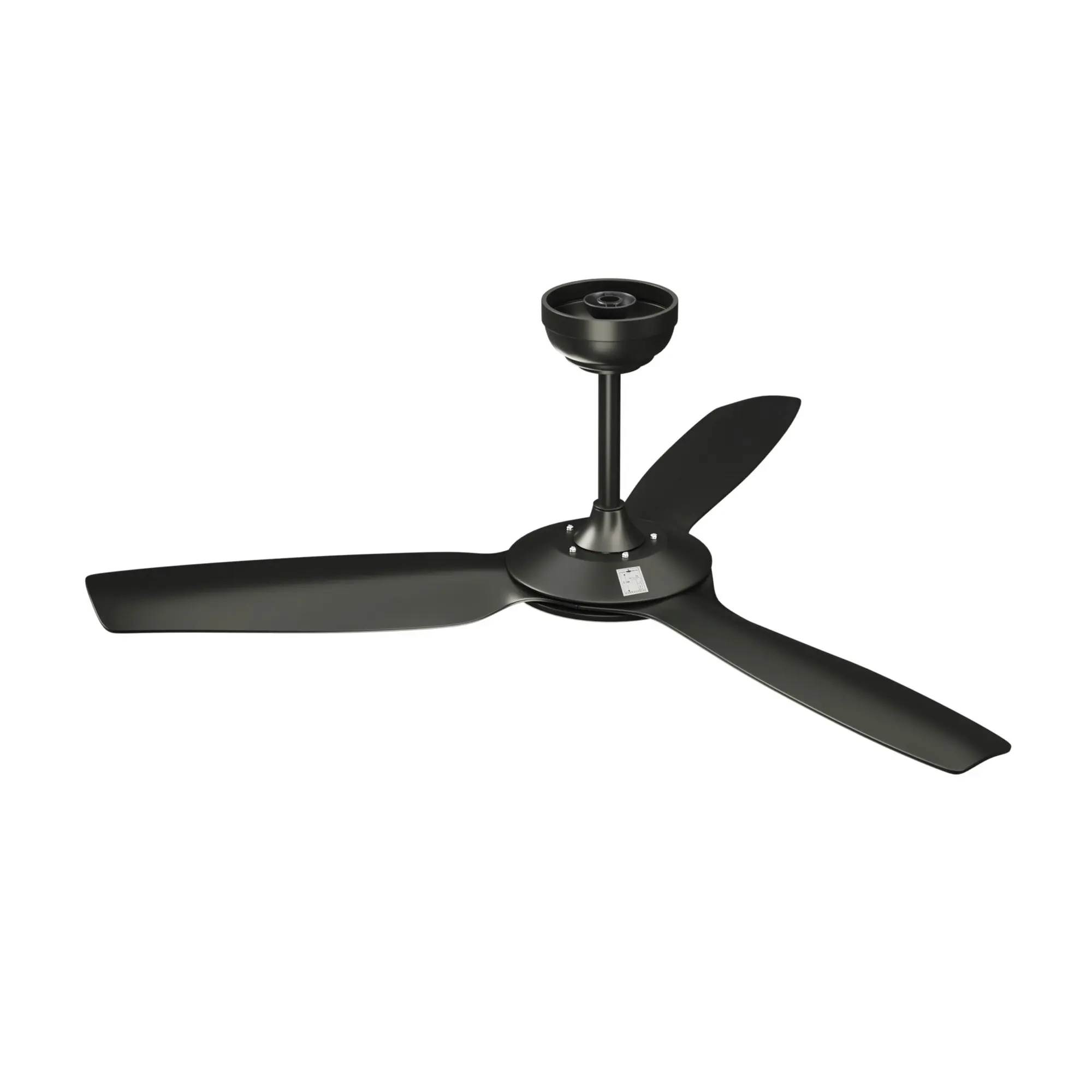 Vevare 52" Ceiling Fan DC Motor With Remote Control Timer 5 Speed Fans Black