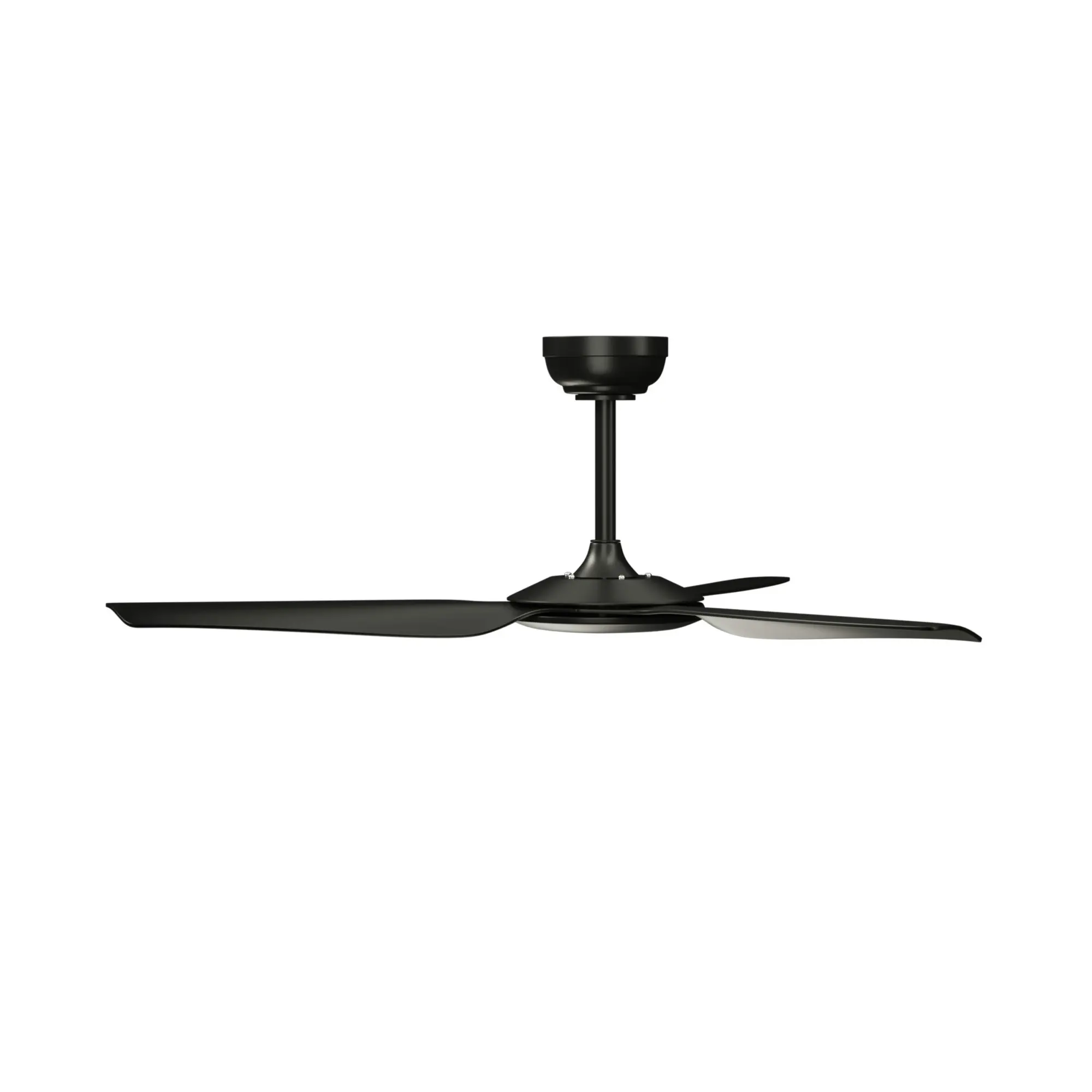 Vevare 52" Ceiling Fan DC Motor With Remote Control Timer 5 Speed Fans Black