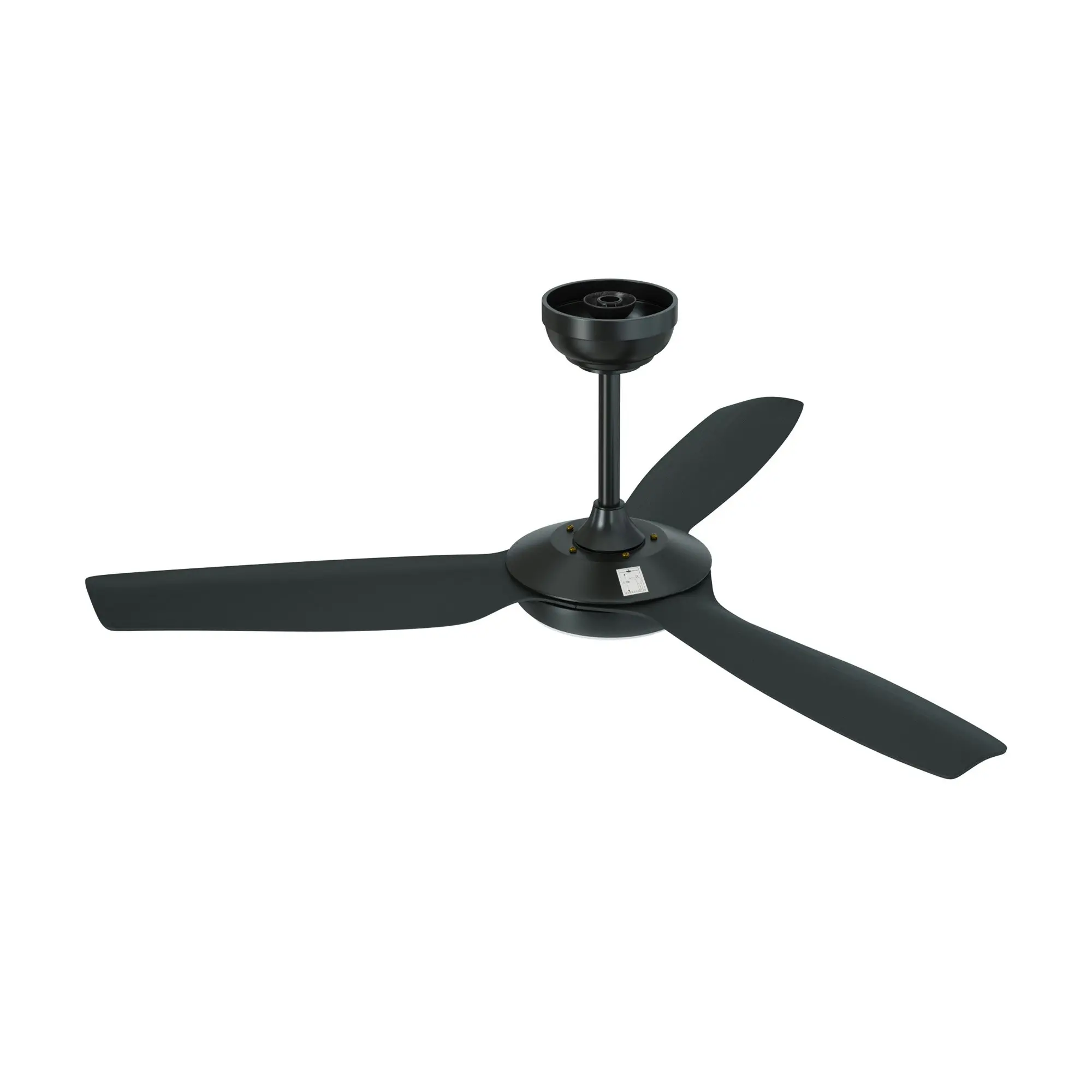 Vevare 52" Ceiling Fan DC Motor With Light Remote Control 5 Speed Fans Black