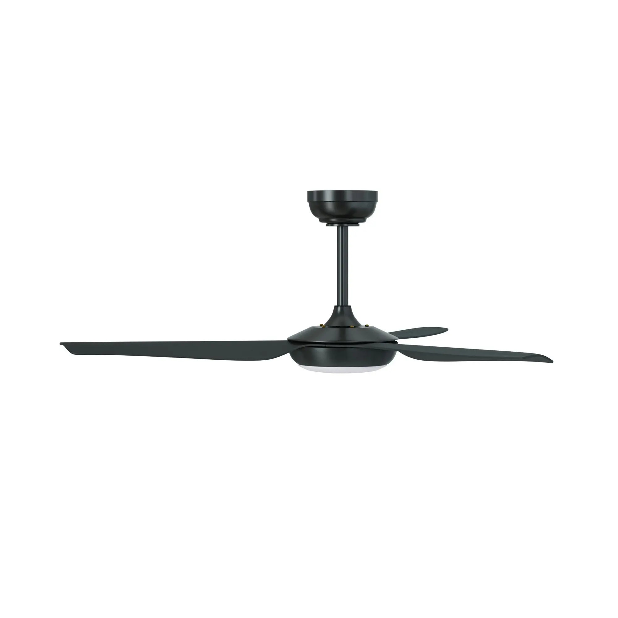 Vevare 52" Ceiling Fan DC Motor With Light Remote Control 5 Speed Fans Black