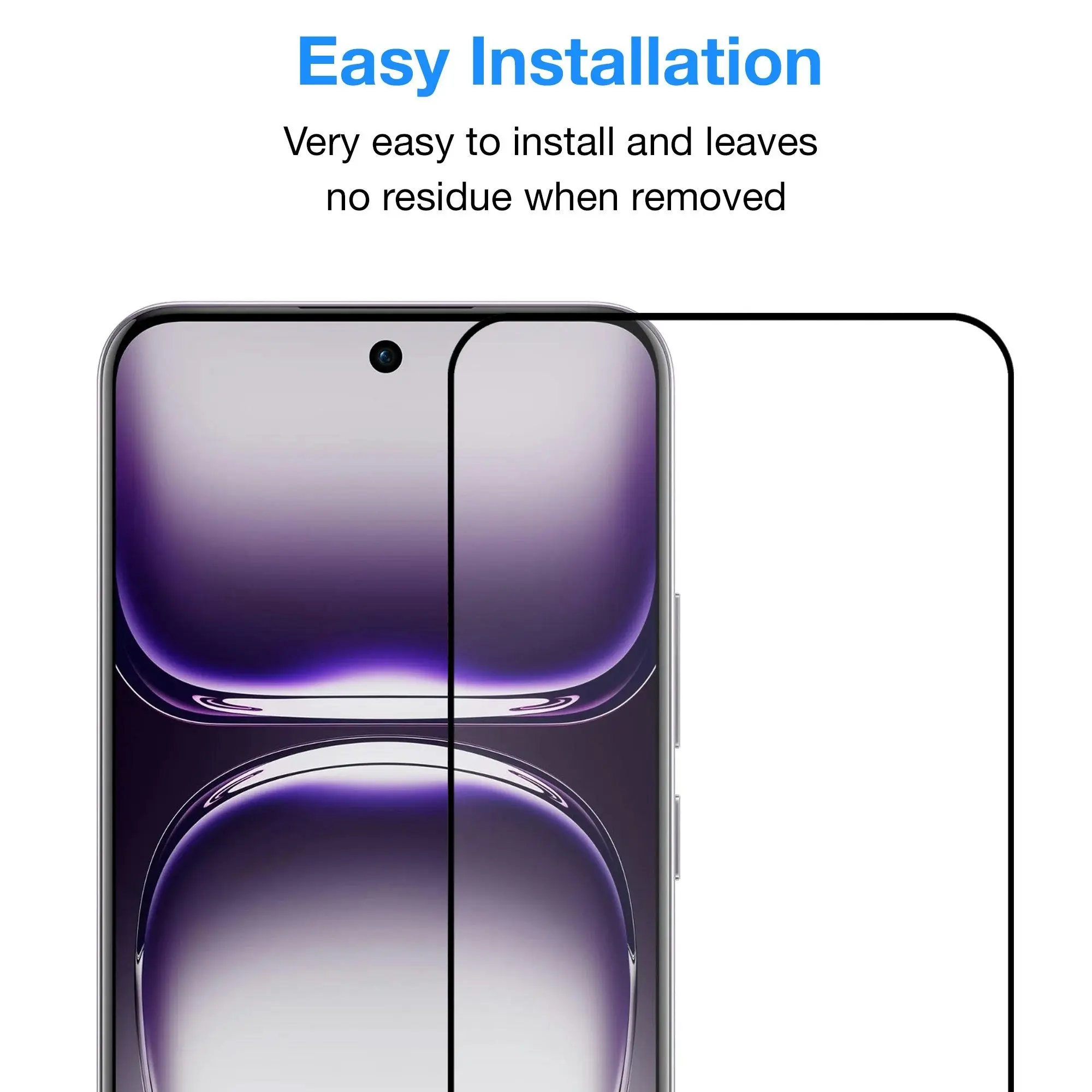 [2 Pack] MEZON Full Coverage Tempered Glass for OPPO Reno12 Pro 5G Crystal Clear Premium 9H HD Screen Protector (OPPO Reno12 Pro 5G, 9H Full)