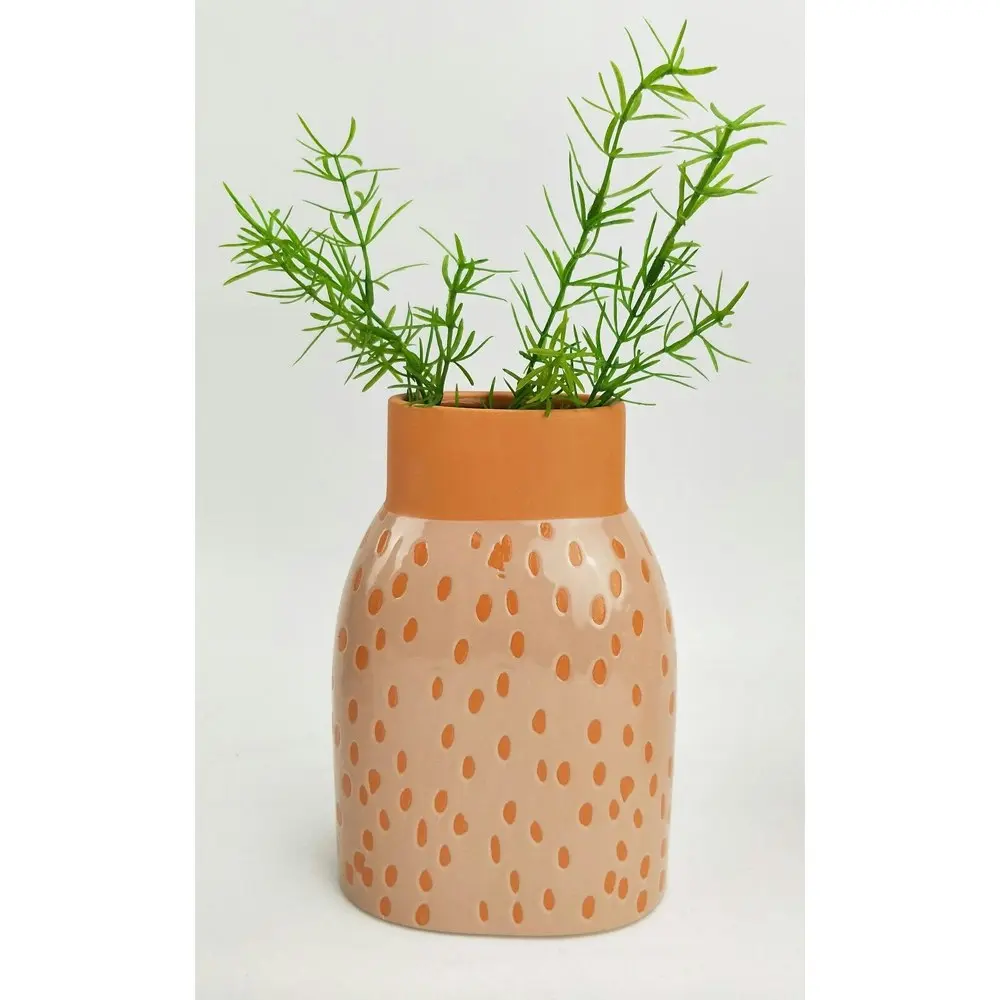 2x Urban Remy 18cm Ceramic Plant/Flower Vase Home Decor Display Pot SML Sherbet