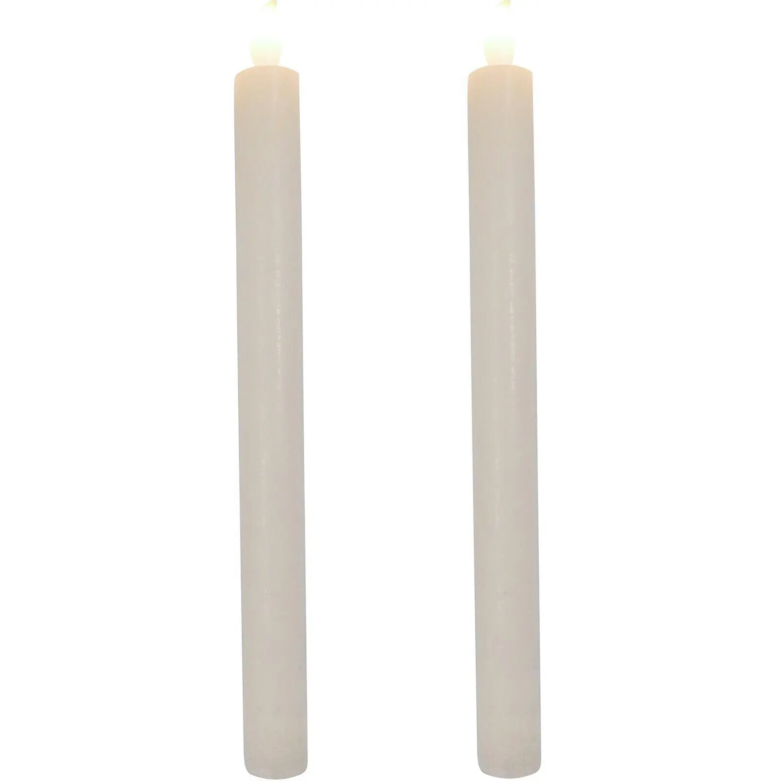 4pc LVD 25cm Wax Flameless Dinner Candles Home/Office Decor Tabletop Display