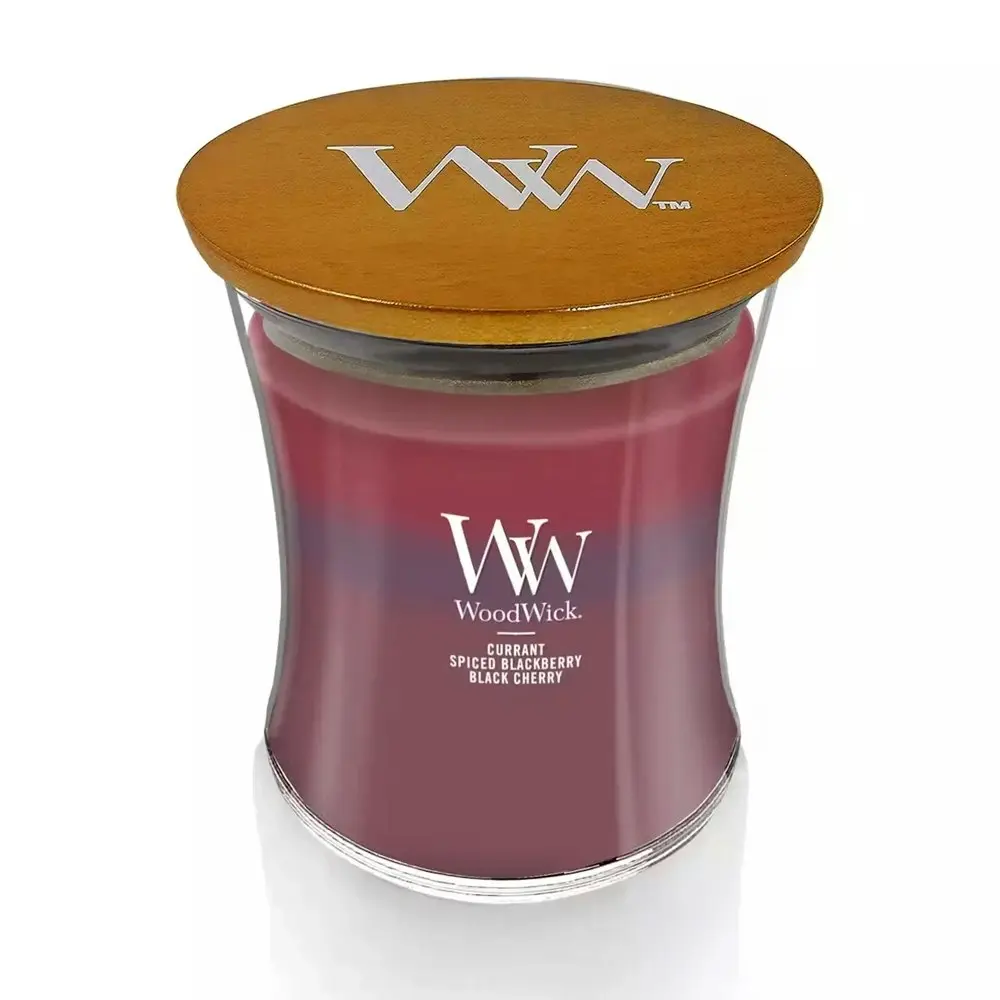 WoodWick 274g Scented Fragrance Soy Wax Candle Sun Ripened Berries Trilogy Med