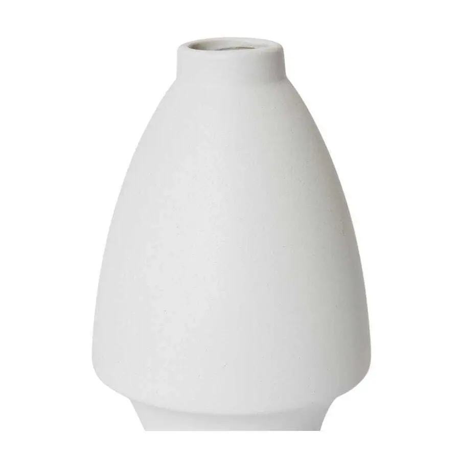 E Style Evie 23cm Ceramic Plant/Flower Vase Tabletop Display Decor  White