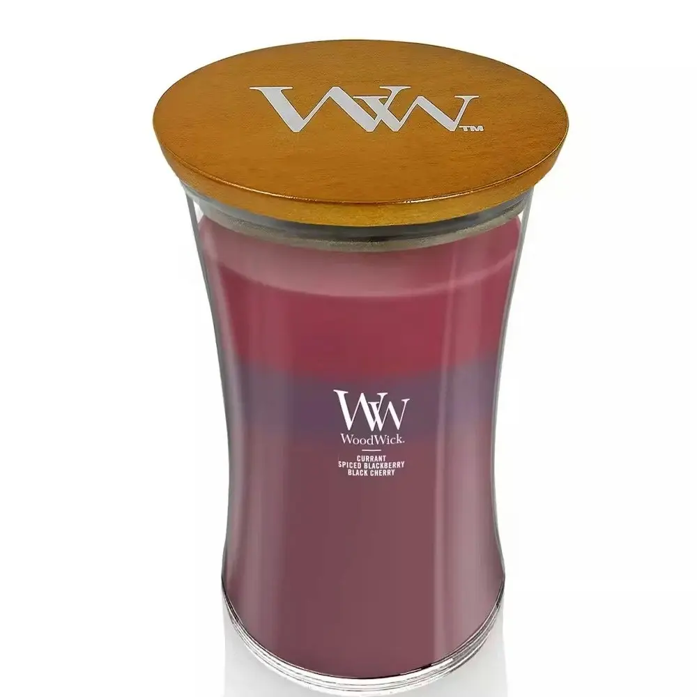 WoodWick 609g Scented Fragrance Soy Wax Candle Sun Ripened Berries Trilogy Large