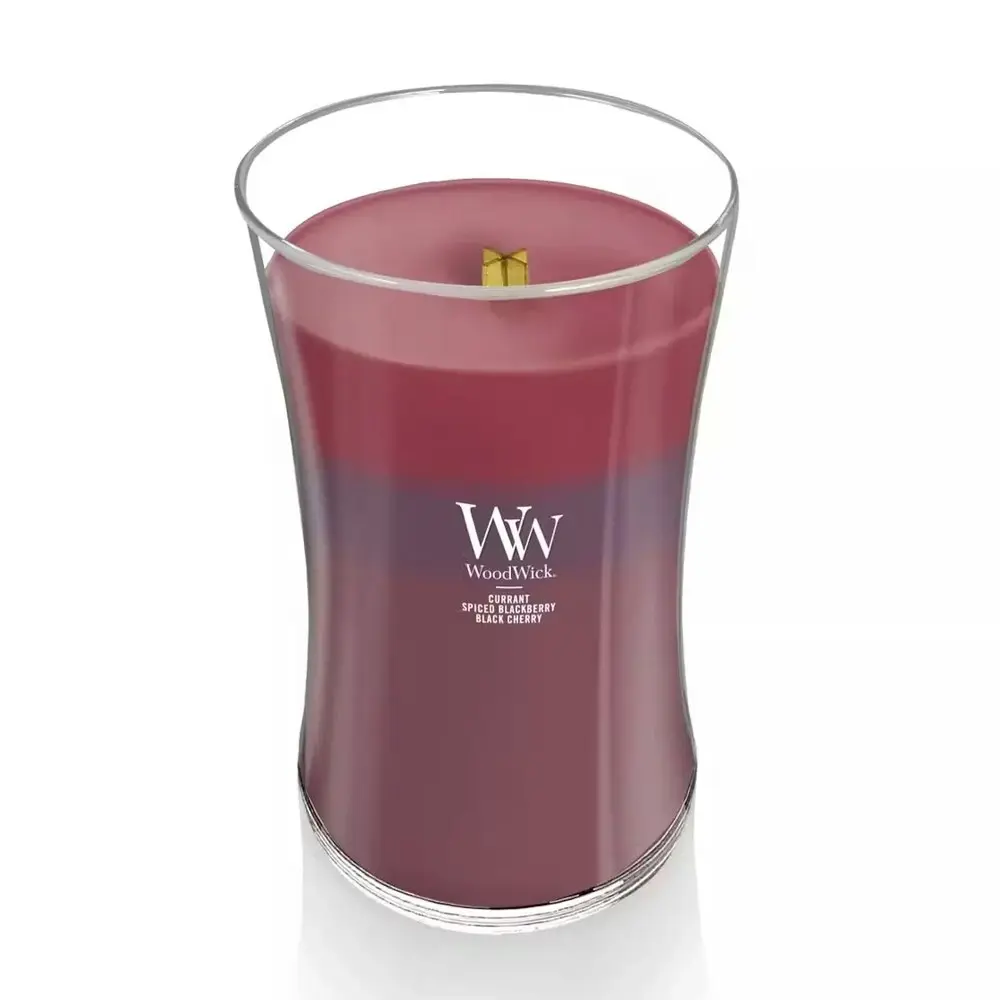 WoodWick 609g Scented Fragrance Soy Wax Candle Sun Ripened Berries Trilogy Large