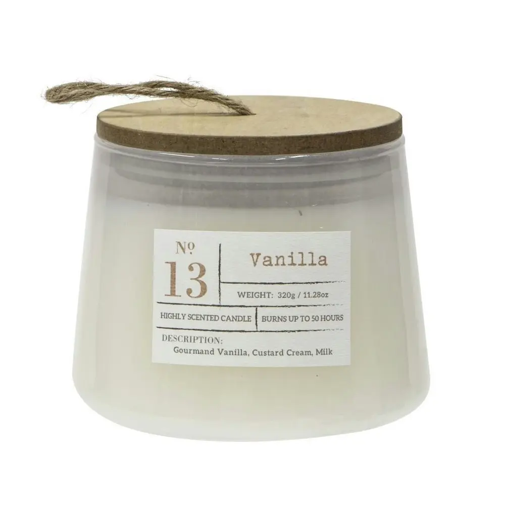 2x Amalfi Vanilla Scented Palm Wax Candle Jar 50 hour Burn Time Party/Home Decor