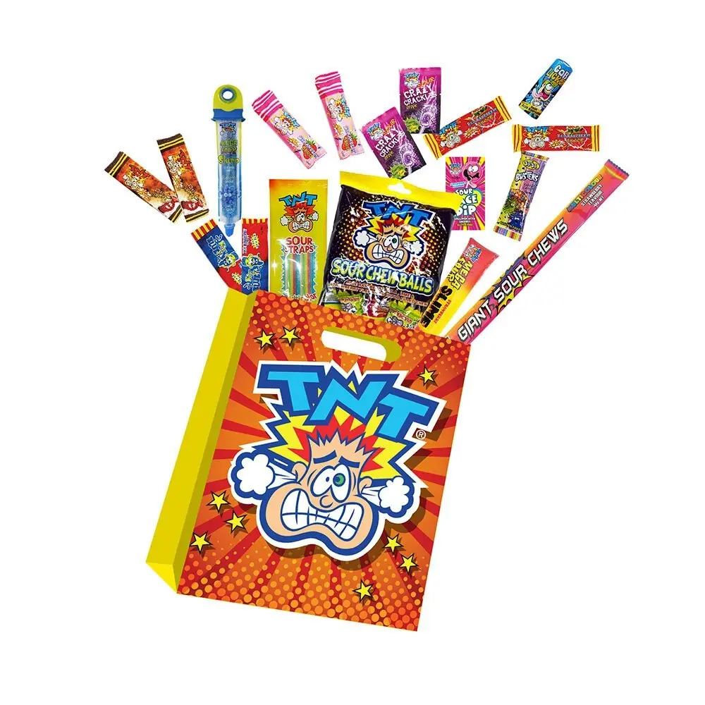 2PK TNT Ka Bluey LRG Sour Lolly/Confectionery Variety/Assorted Childrens Showbag