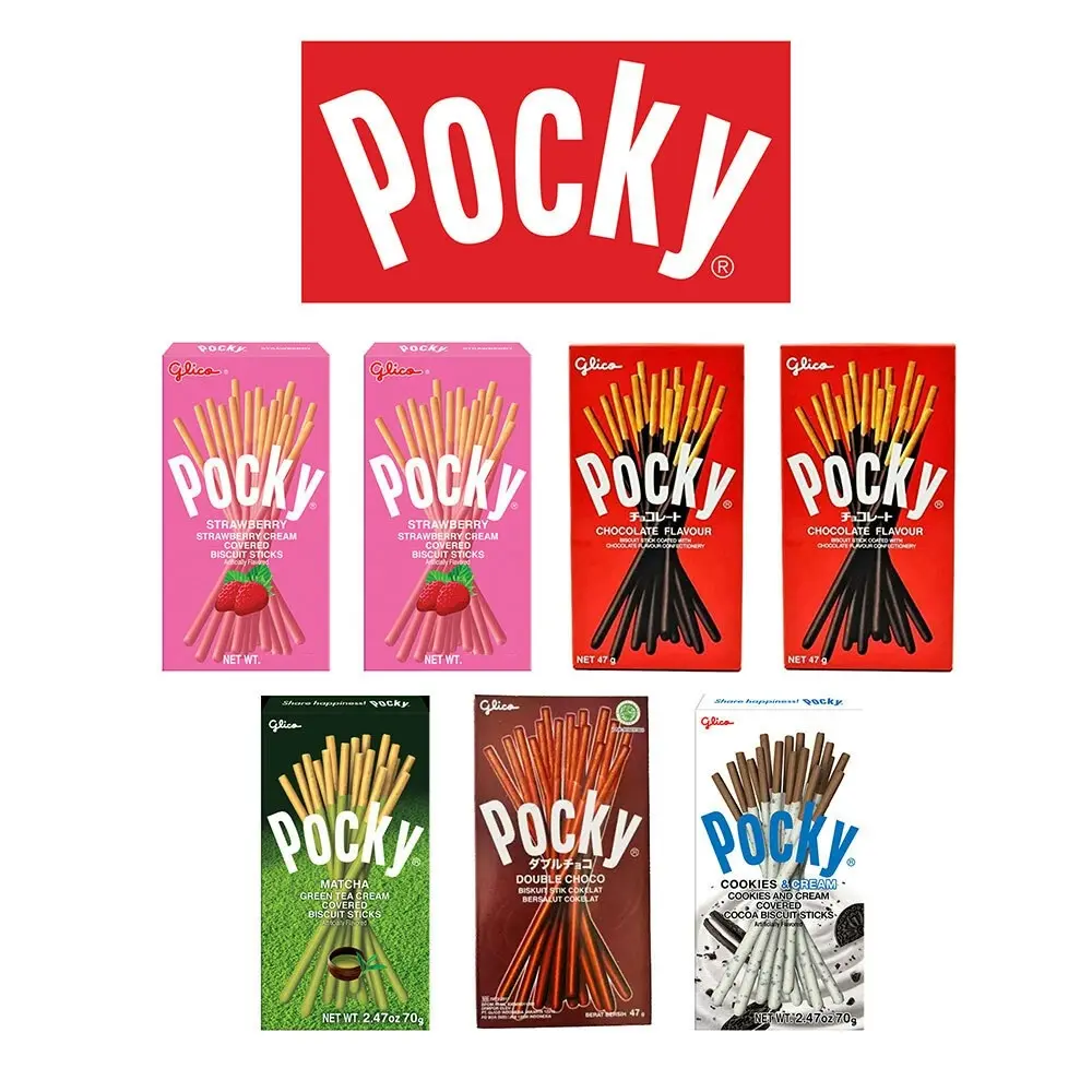 2PK Cadbury Pocky Sticks Chocolates/Confectionery Variety/Assorted Showbag