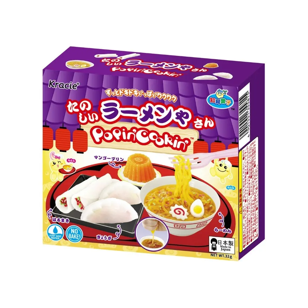 3x Kracie Popin' Cookin' DIY Ramen Japanese Candy Confectionery Sweets Kit