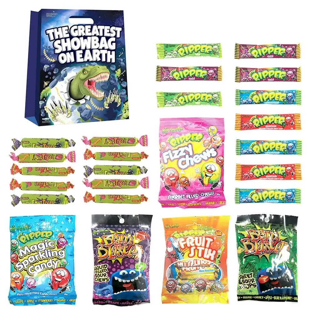 2PK The Greatest Showbag on Earth Confectionery/Lollies/Sweets Childrens Showbag