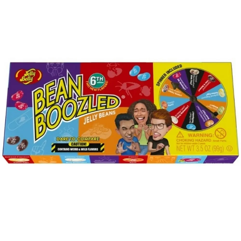 2x Jelly Belly Bean Boozled 100g Jelly Bean Spin Game Chewy Confectionery