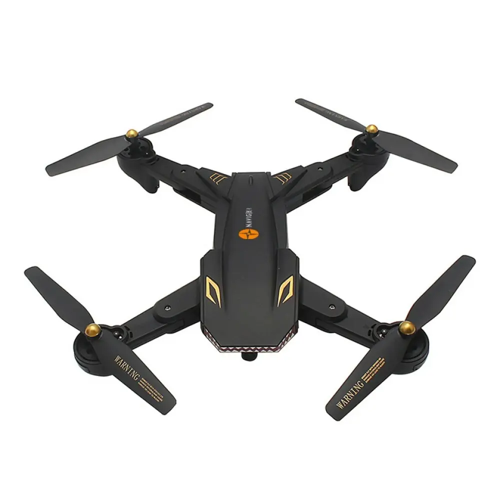 Navig8r Mako Foldable WiFi Drone w/ 720P HD Camera Aerial RC Quadcopter Black