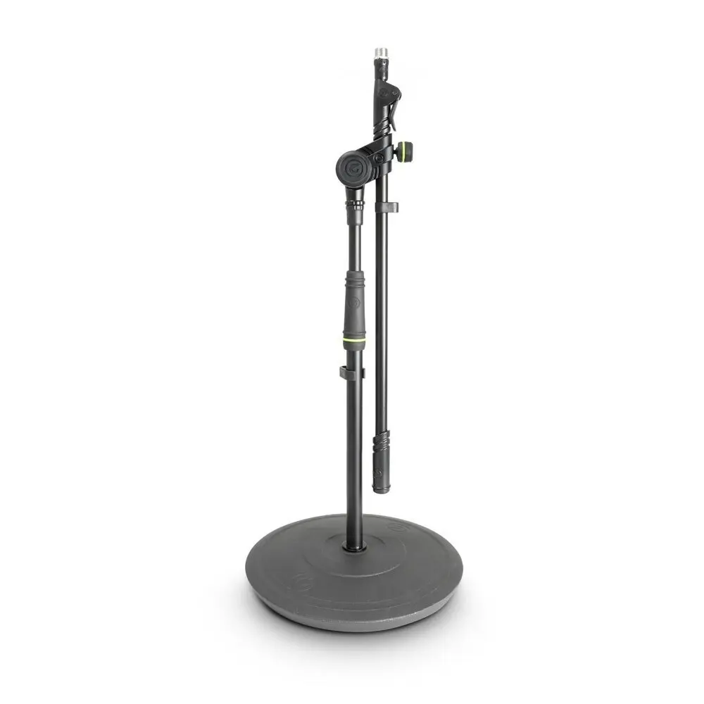 Gravity MS2222B Short 73cm Stand w/ 2 Point Telescopic Boom For Microphone Black