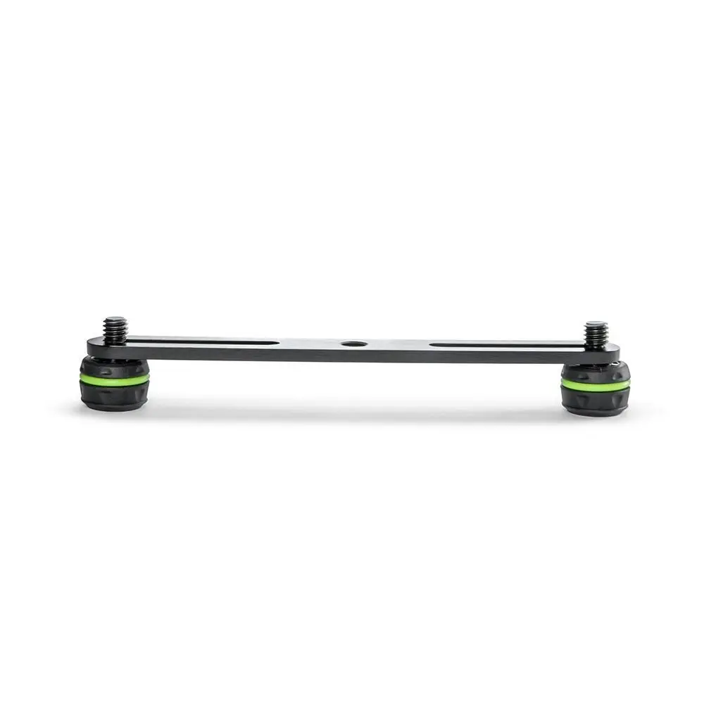 Gravity MSSTB01 Aluminium 170mm Stereo Bar Stand/Mount For 2 Microphones Black