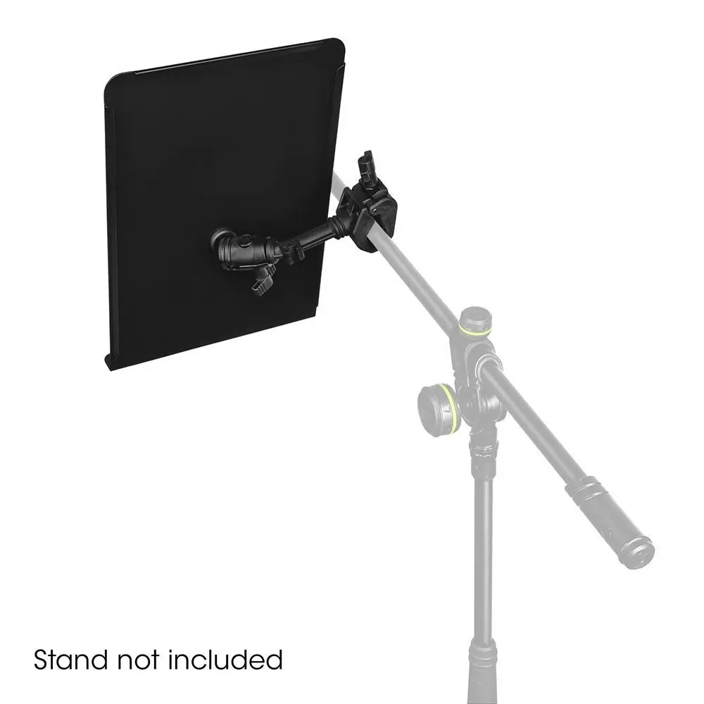 Gravity NSMS02 Traveler 31cm Music Sheet Holder Attachment For Mic Stand Black