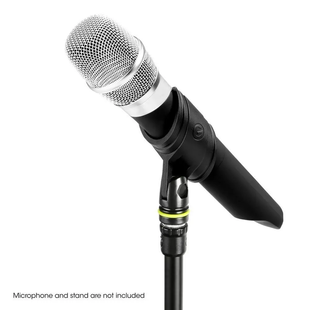 2x Gravity MSCLMP34 Microphone 42mm Clip Holder Accessory For Wireless Mic Black