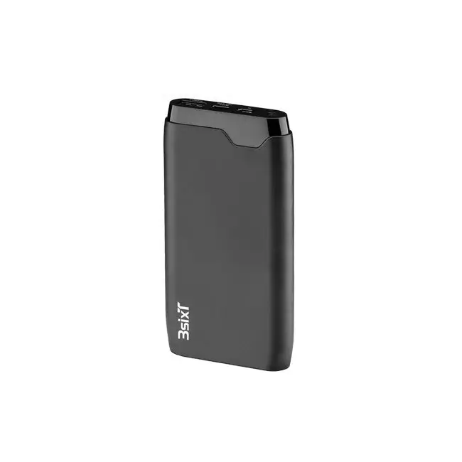 3sixT JetPak 10000mAh Pro LED Power Bank Portable Battery Fast Charging Black