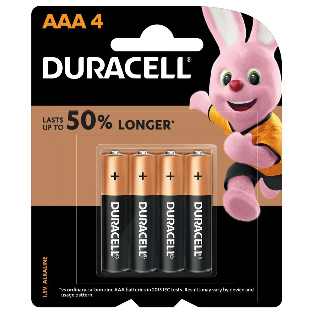 12x 4pc Duracell Coppertop AAA Size Alkaline Battery Single Use Batteries