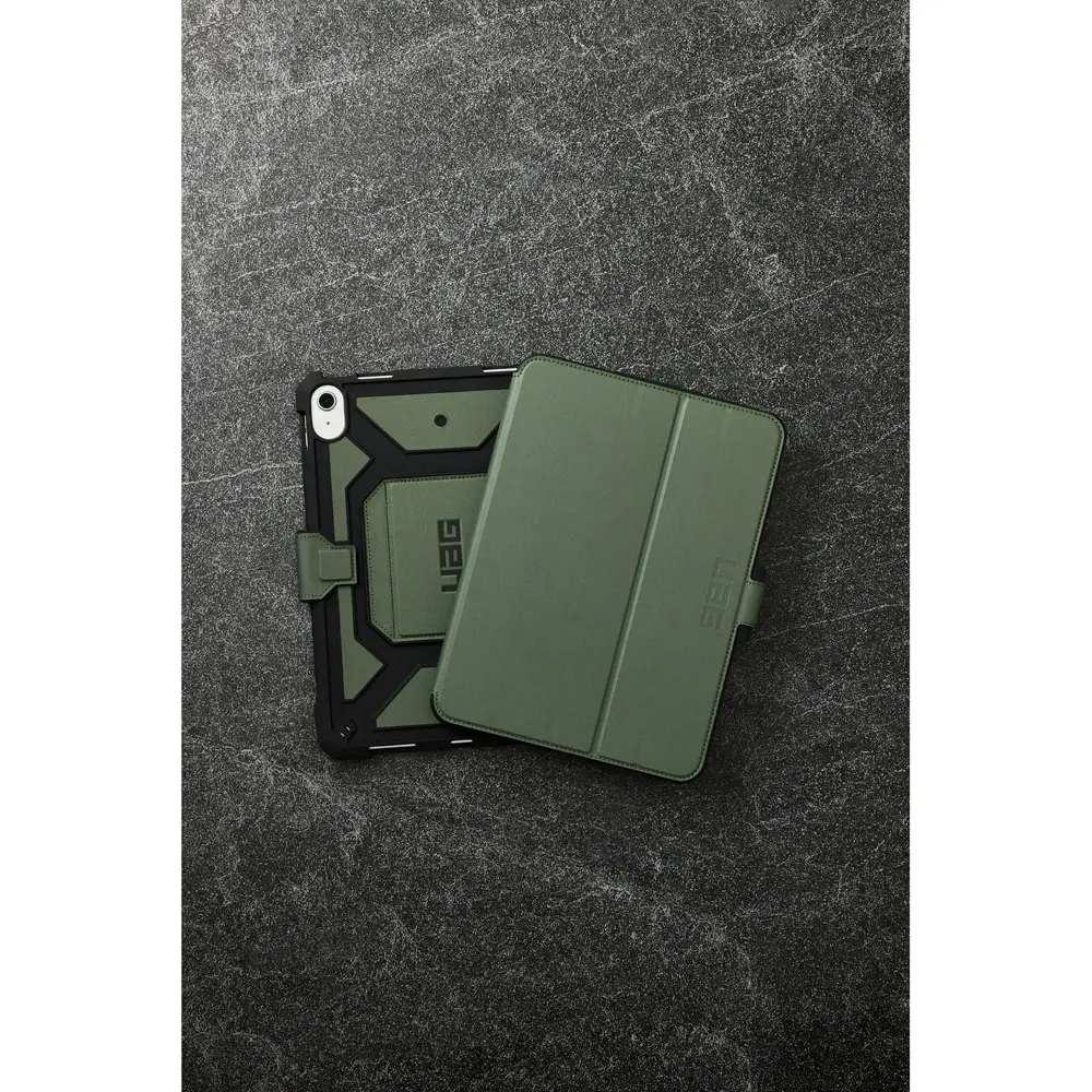 Urban Armour Gear Metropolis Folio Case Cover For Apple iPad 10.9 Gen 10 Olive