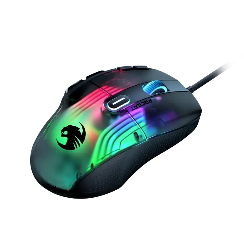 Roccat Kone XP Lightweight 19000dpi Optical RGB Gaming Mouse For PC/Laptop Black