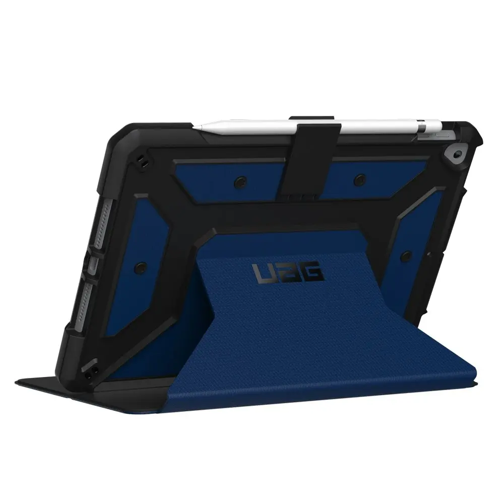 Urban Armour Gear Metropolis Folio Case Protection For Apple iPad 10.2" Cobalt