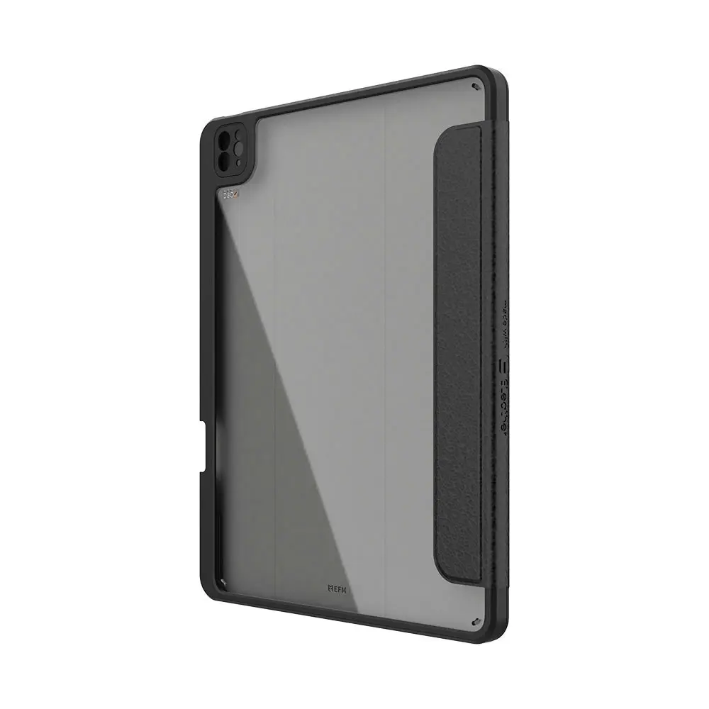 EFM Aspen Folio Case Armour w/ D3O & ELeather For Apple iPad 10.2in 2022 Black