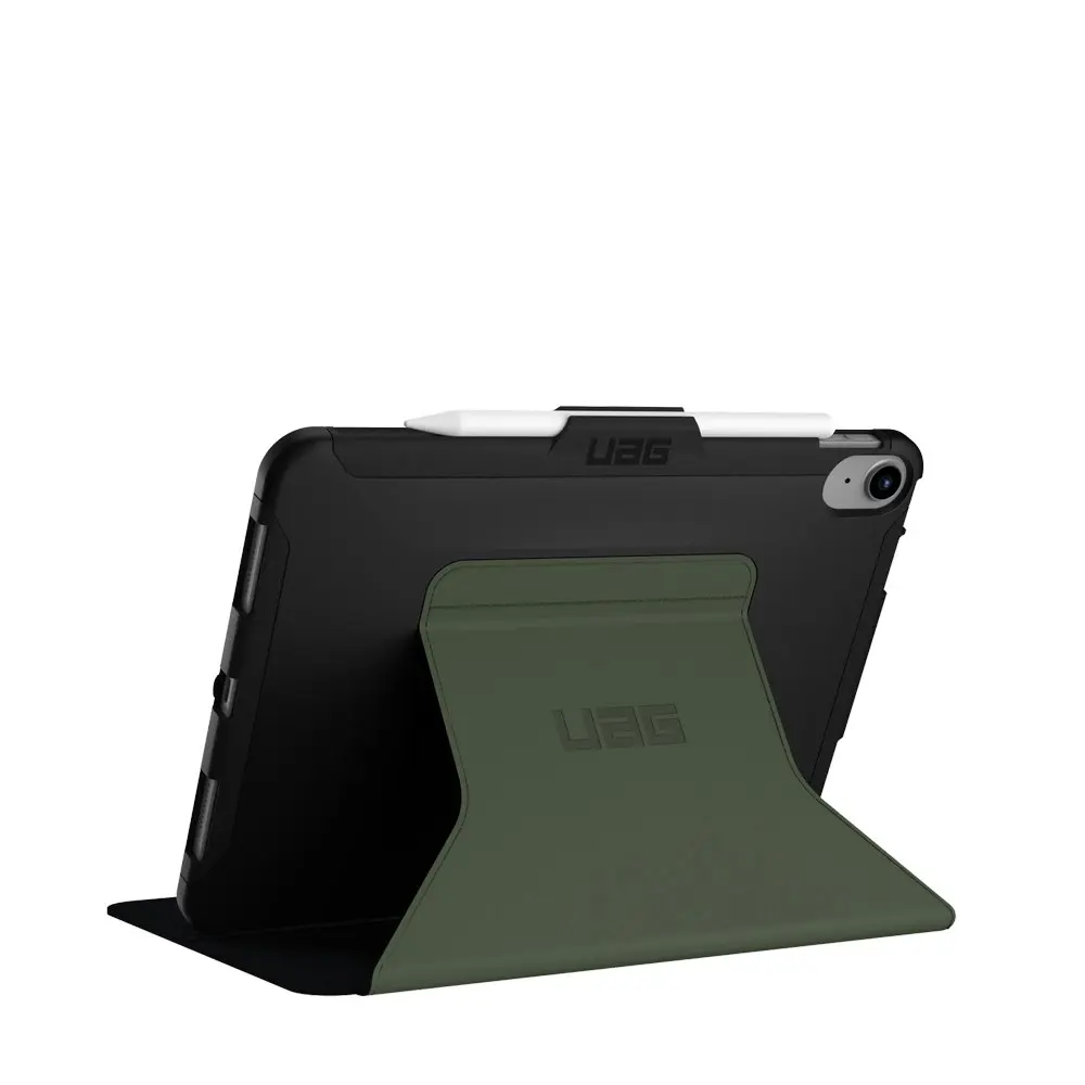 Urban Armour Gear Scout Folio Case Cover For Apple iPad 10.9 Gen 10 Black/Olive