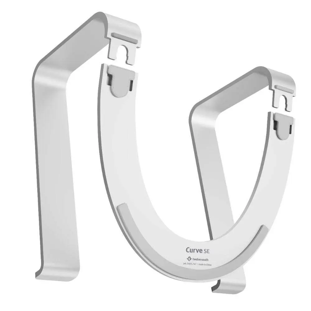 Twelve Aluminium South Curve SE Stand For MacBook & Laptops Holder Rack Silver