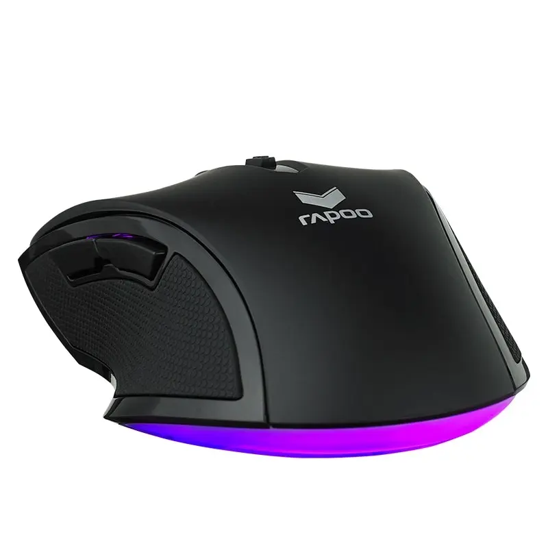 Rapoo V20S Wired LED Optical Gaming Mouse 3000DPI For PC/Laptop Computer Black