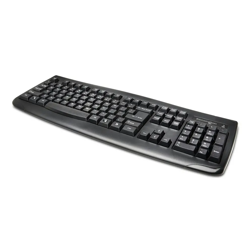 Kensington Pro Fit 2.4Ghz Wireless Keyboard Full Size For Computer/PC Black