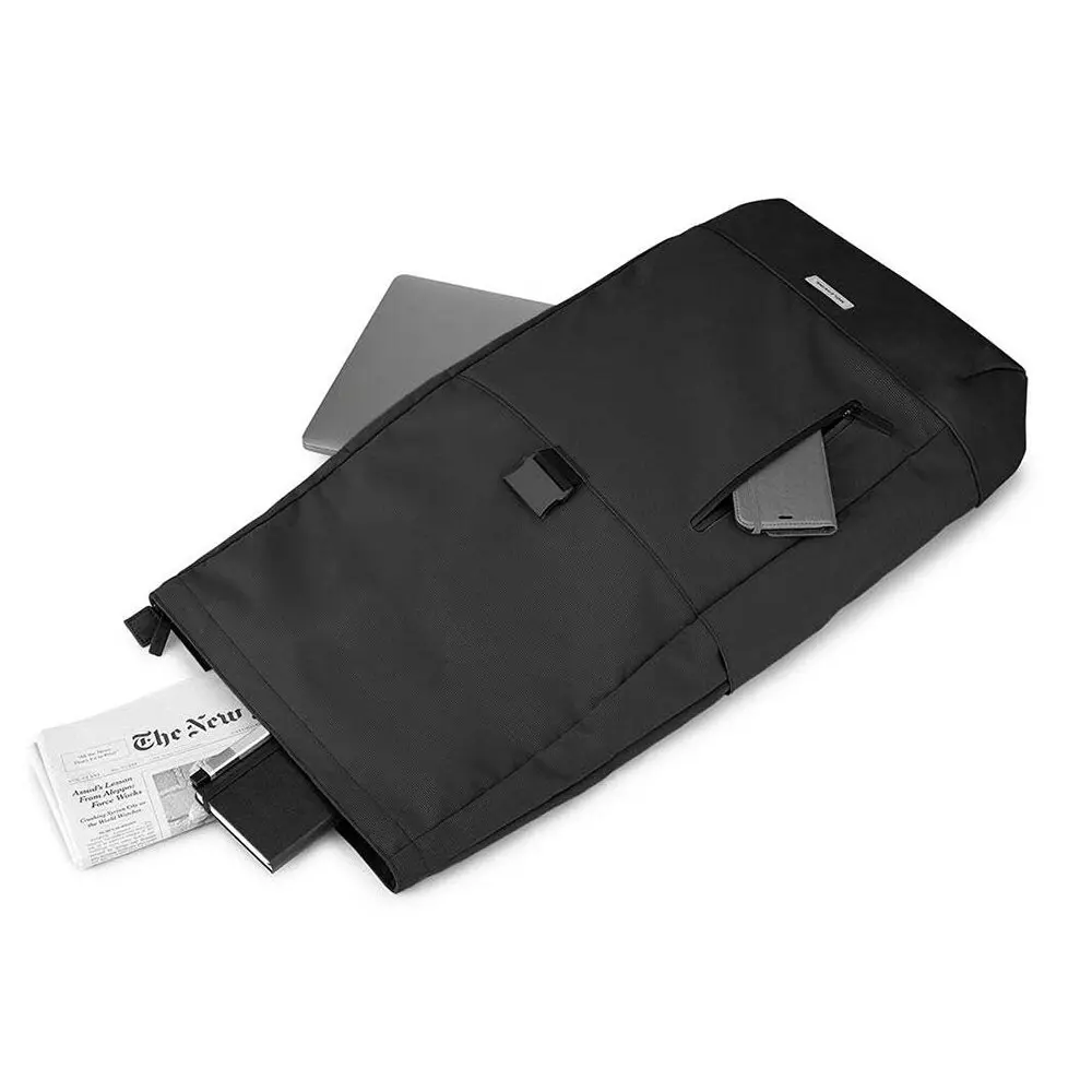 Moleskine Rolltop Backpack Work/Travel Outdoor Bag 48cm For 15" Laptop Black