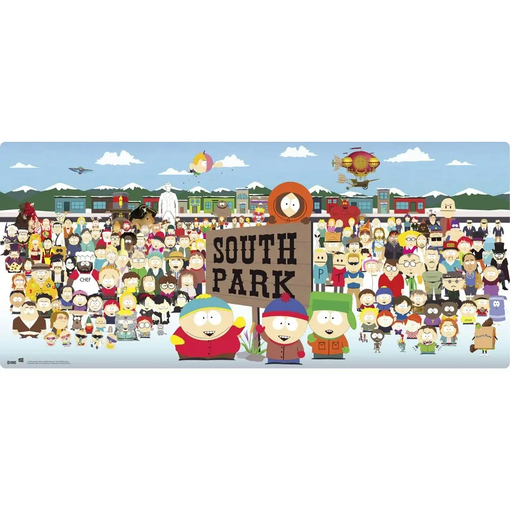 South Park Characters Gaming Desk/Mouse Mat Mousepad Rectangle 80x30cm XXL