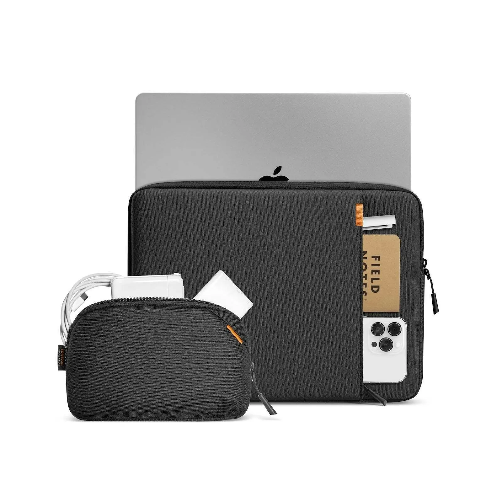 2pc Clever Gear Tomtoc Defender-A13 Laptop Sleeve & Pouch Kit For MacBook 13in