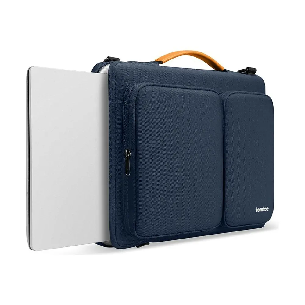 Clever Gear Tomtoc Defender-A42 Laptop Shoulder Bag For MacBook Pro 14in Navy