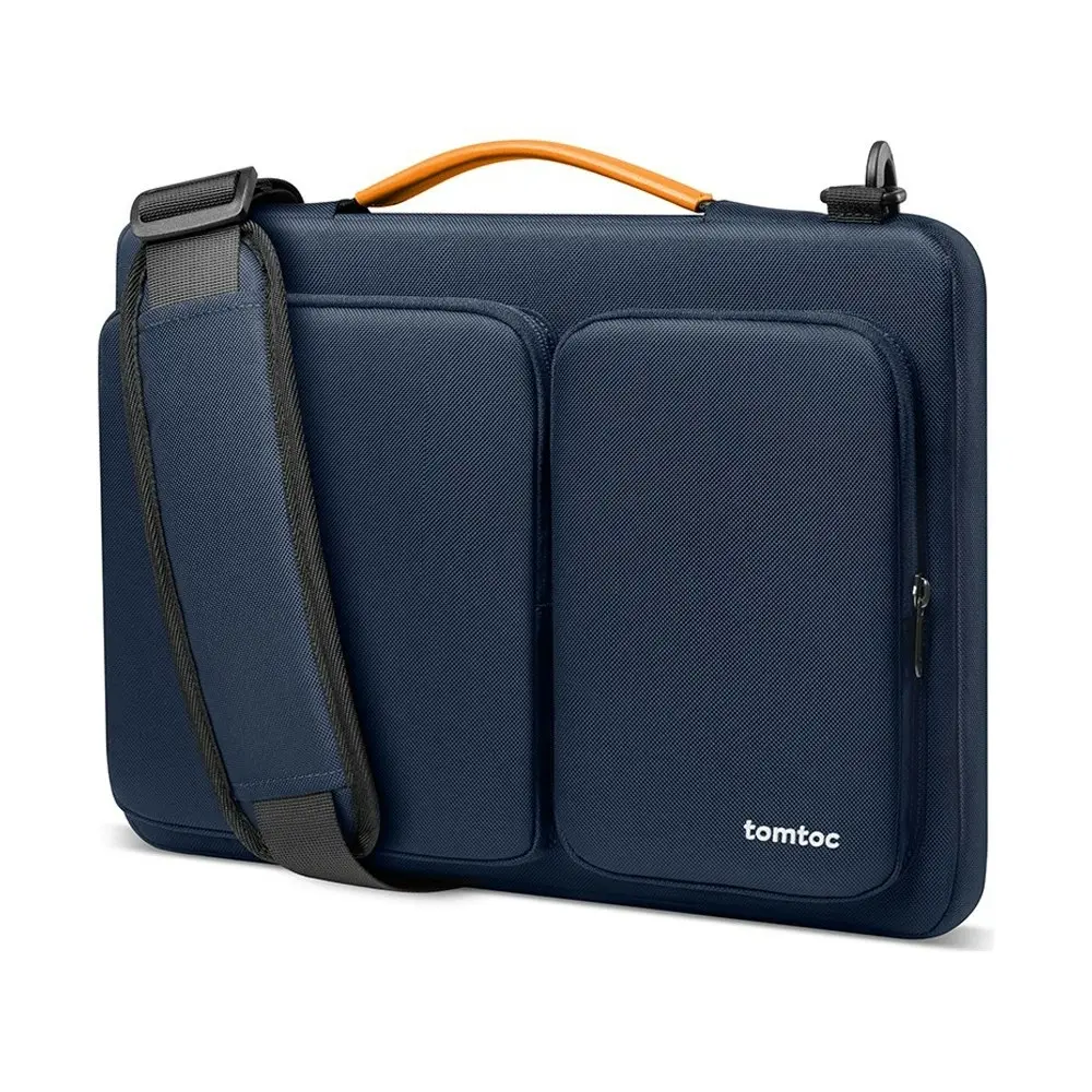 Clever Gear Tomtoc Defender-A42 Laptop Shoulder Bag For MacBook Pro 14in Navy