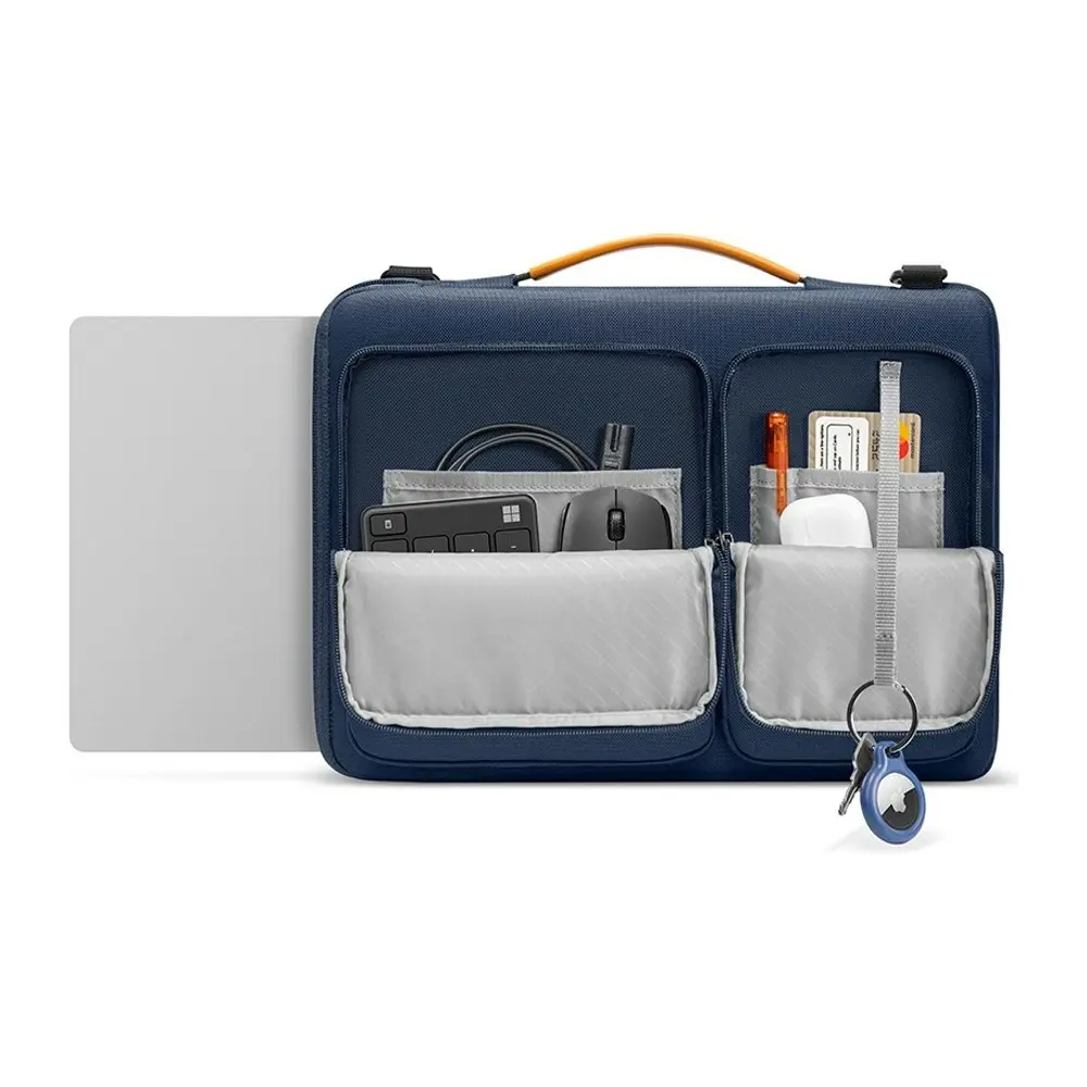 Clever Gear Tomtoc Defender-A42 Laptop Shoulder Bag For MacBook Pro 14in Navy