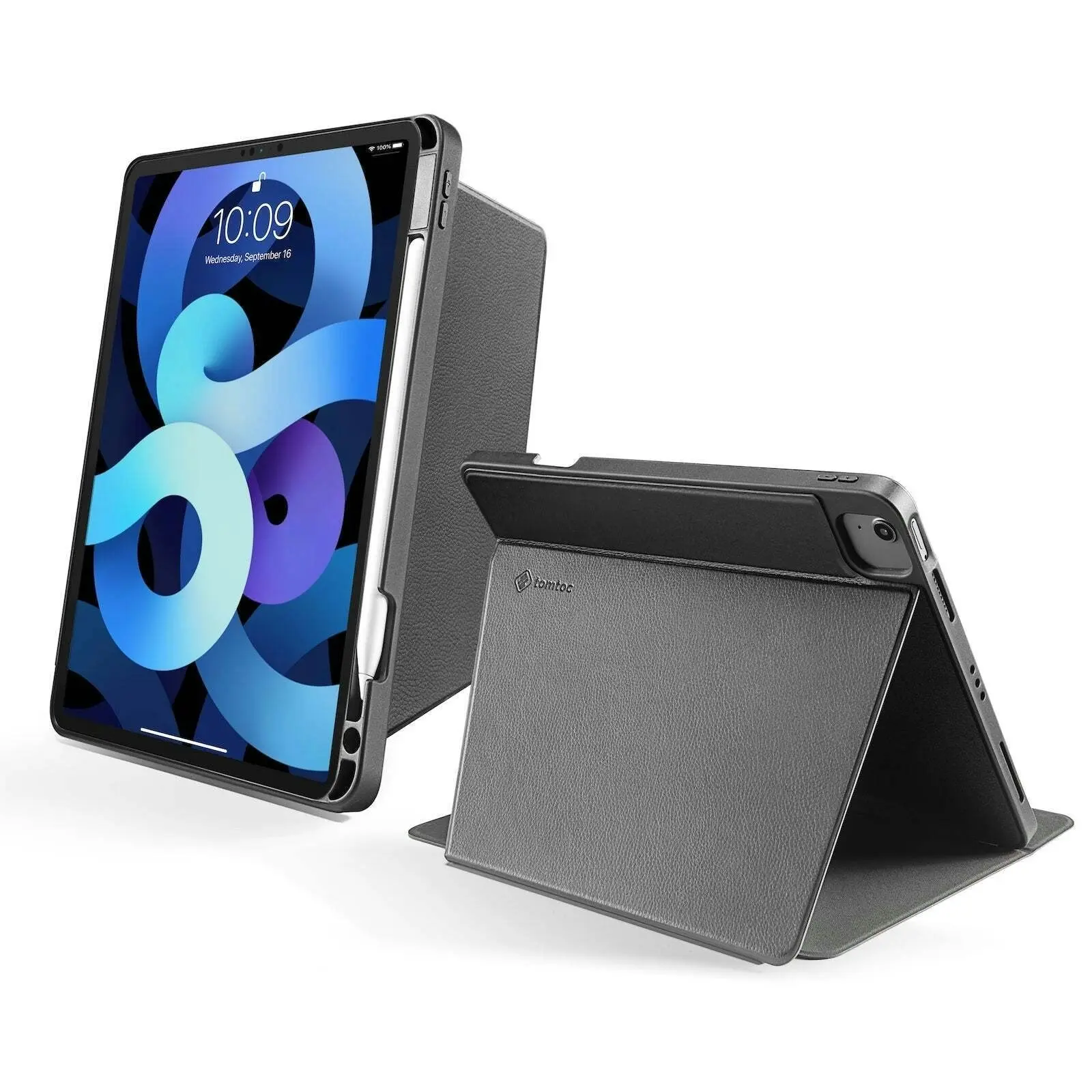 Clever Gear Tomtoc Inspire-B50 iPad Air Tri-Mode Case Tablet Cover 10.9in Black