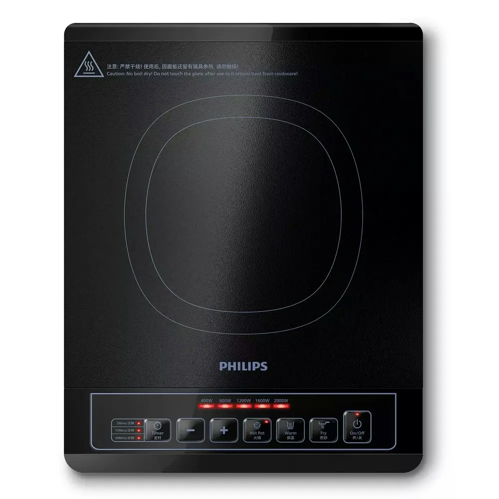 Philips 3000 Series Portable Cooktop Induction Electric Multi-Purpose 2000W BLK