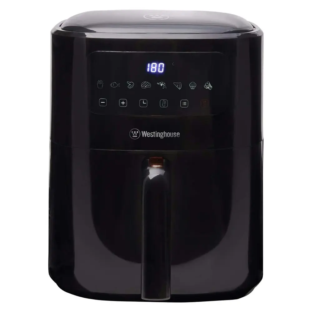 Westinghouse 1800W/200°C Digital Air Fryer Benchtop Kitchen Oven  Black 6L