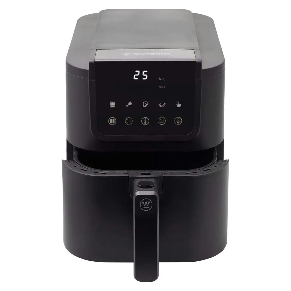 Westinghouse 1500W Air Fryer Benchtop Kitchen Oven  Slimline Opti-Fry Black 5L