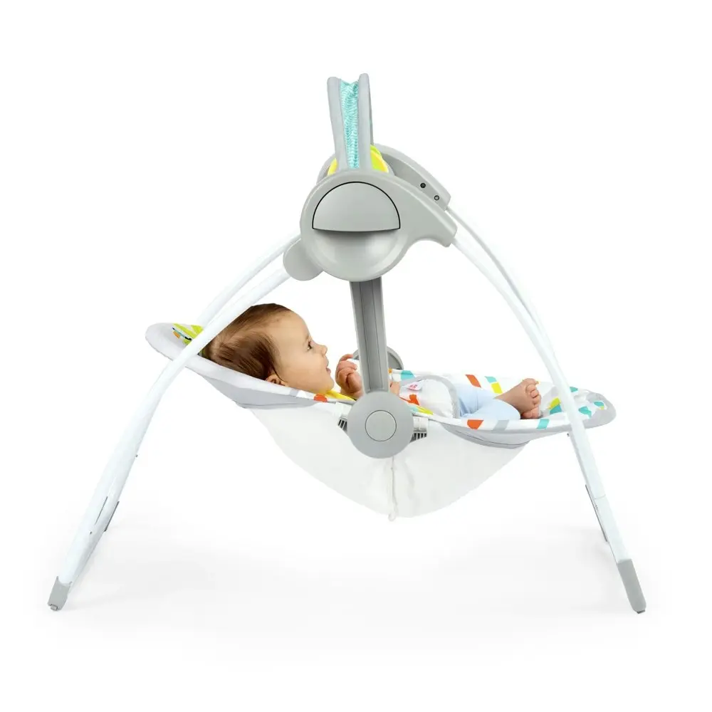 Bright Starts Playful Paradise Portable Baby Newborn Infant Swing Rocker  0- 9m