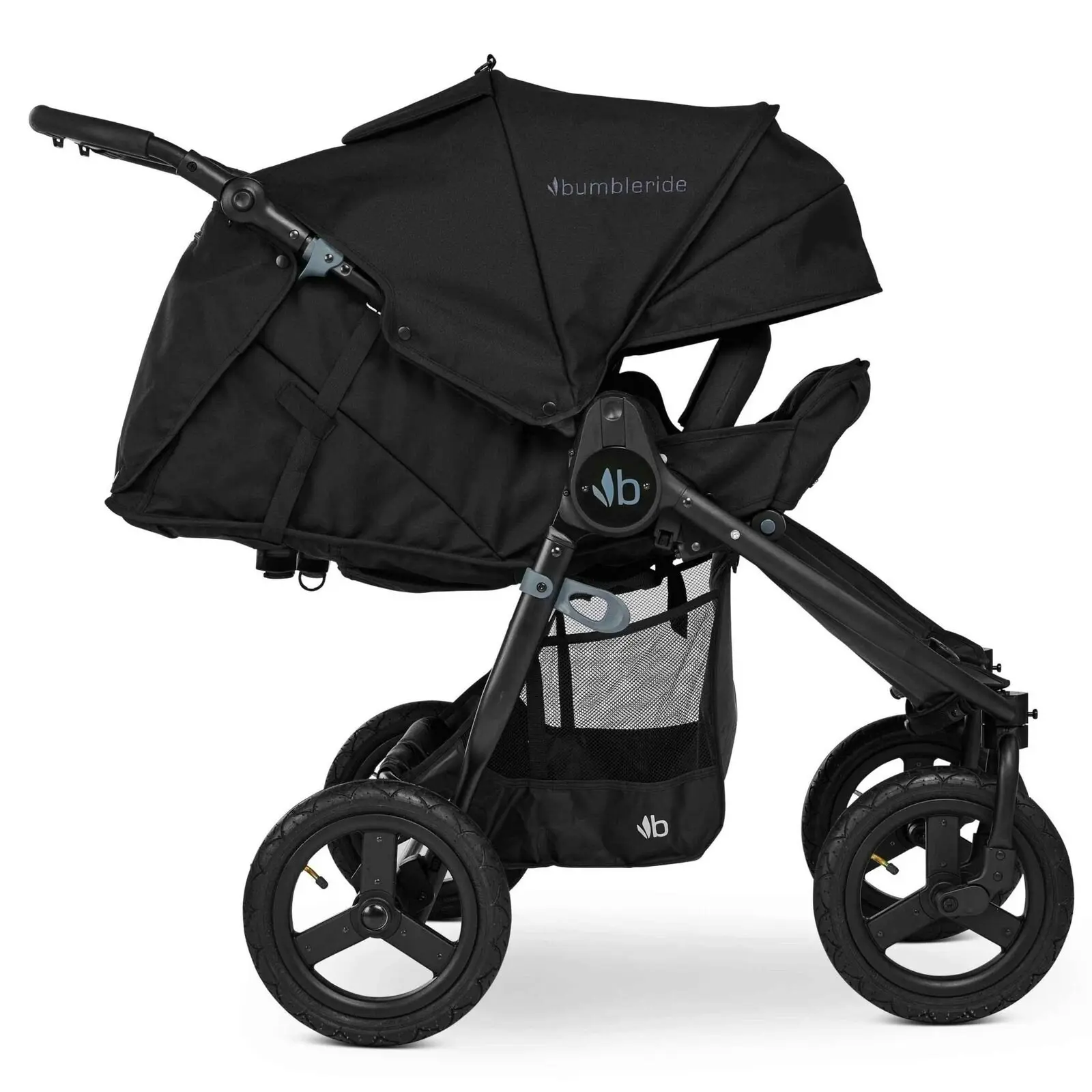 Bumbleride Indie Twin Baby/Infant Stroller Pram Pushchair Lightweight Black