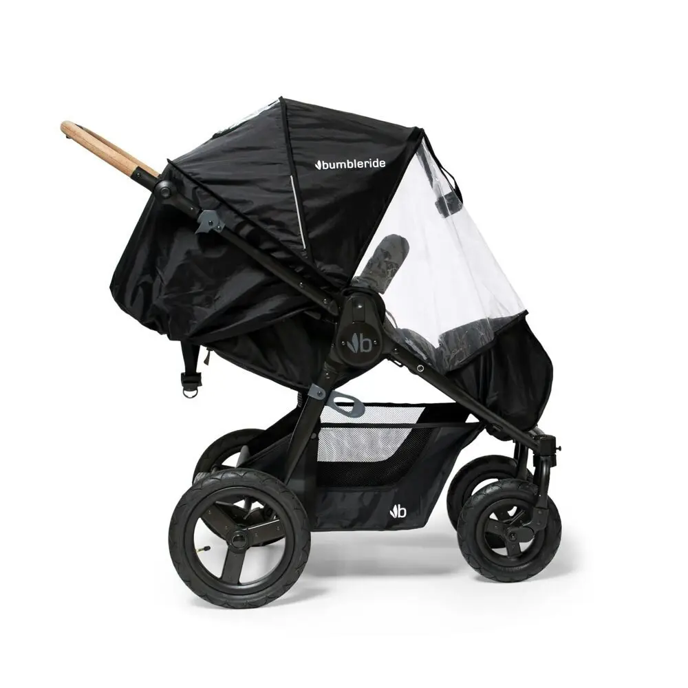 Bumbleride Buggy Rain Wind Shield Protector For Era Baby Stroller/Pram Black