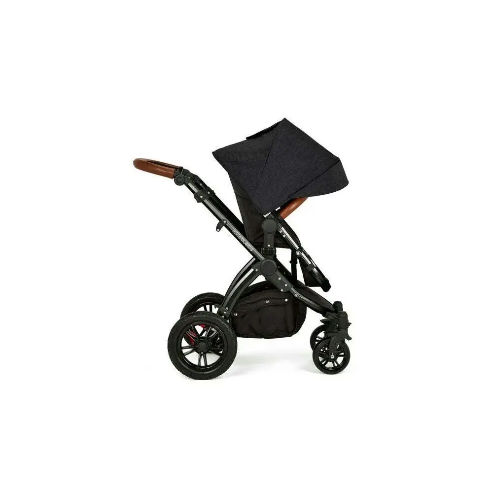 Ickle Bubba Baby/Infant V3 Stomp 4-Wheel Pram Kids Outdoor Seat Stroller Black