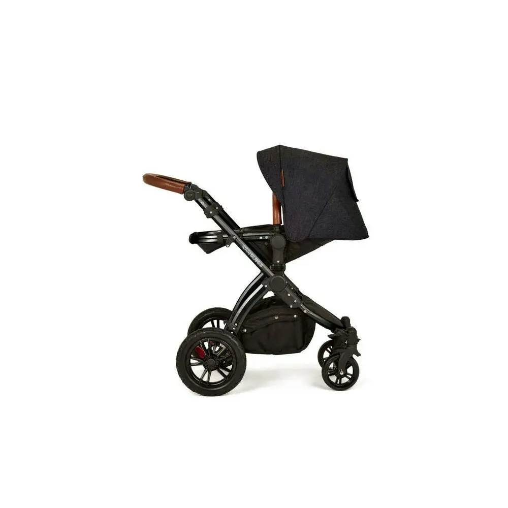 Ickle Bubba Baby/Infant V3 Stomp 4-Wheel Pram Kids Outdoor Seat Stroller Black