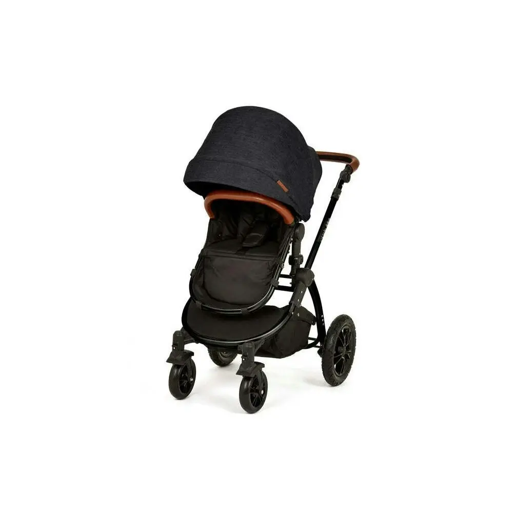 Ickle Bubba Baby/Infant V3 Stomp 4-Wheel Pram Kids Outdoor Seat Stroller Black