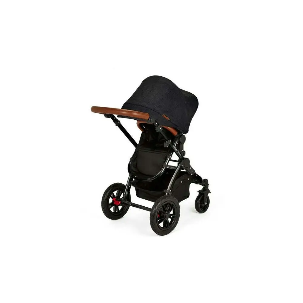 Ickle Bubba Baby/Infant V3 Stomp 4-Wheel Pram Kids Outdoor Seat Stroller Black