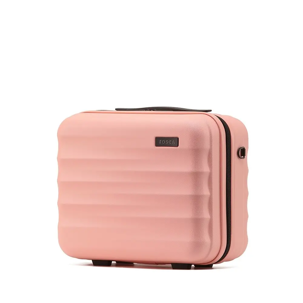 Tosca Interstellar 2.0 Vanity Travel Cosmetic/Toiletries Case Bag Peach